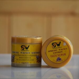 Kashmiri Saffron Face Scrub – Gentle Exfoliating Glow Polish | Natural Radiance