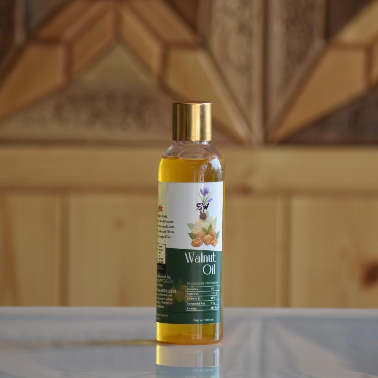 Premium Kashmiri Walnut Oil – Pure Cold-Pressed Brain & Beauty Oil